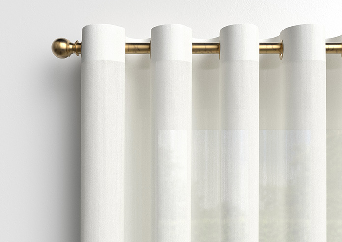 Salerno Voile, Coastal White - Made to Measure Curtains - Image 13